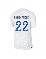Ranska Theo Hernandez #22 Vieraspaita MM-kisat 2022 Lyhythihainen